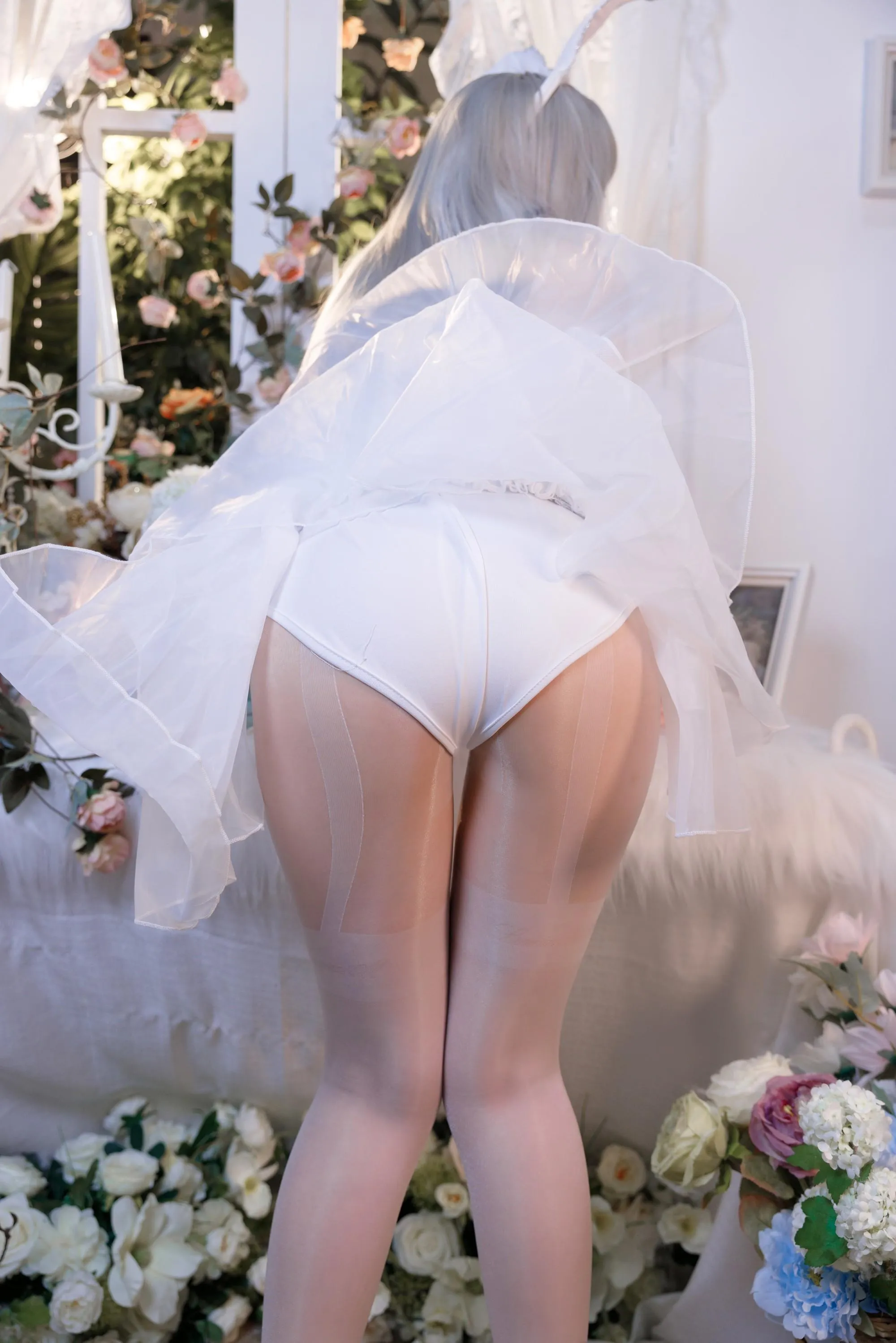 疯猫ss – NO.126 纯白绒绒兔 [40P]插图5